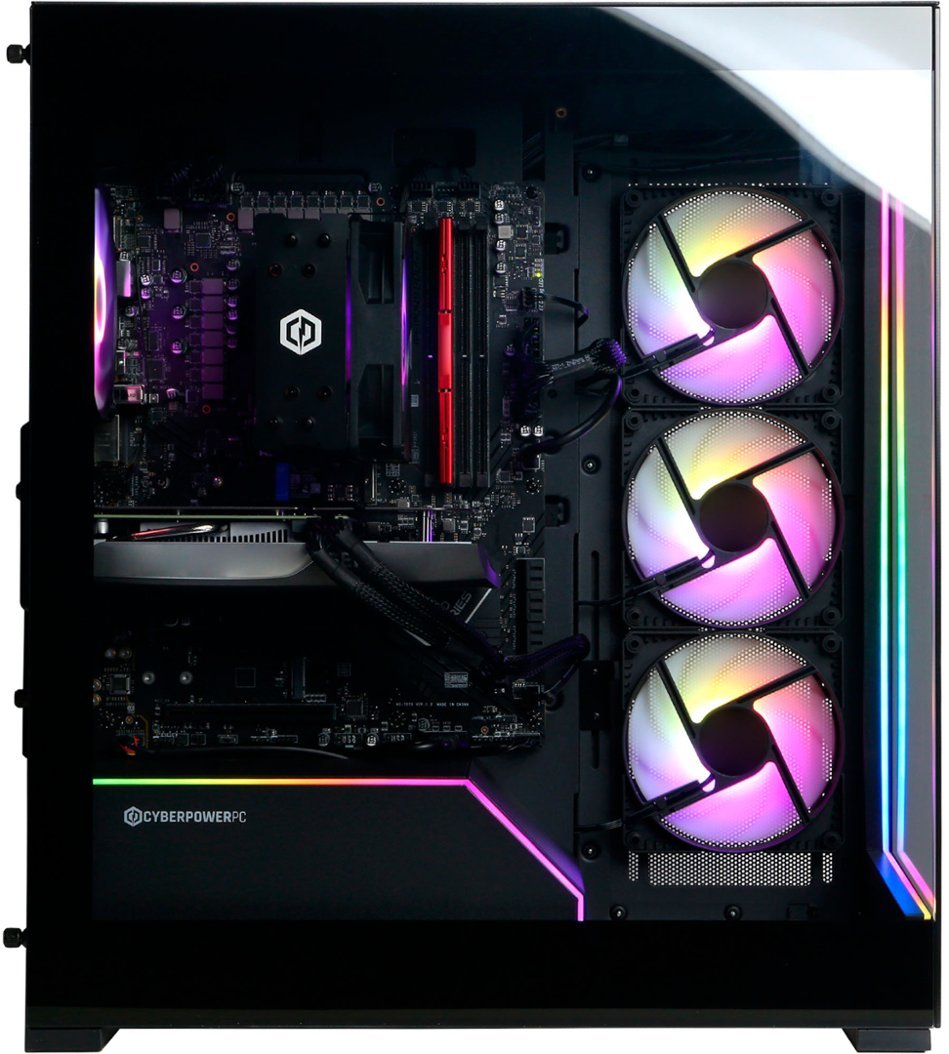 CyberPowerPC - Gamer Master Gaming Desktop - AMD Ryzen 7 8700F - 16GB Memory - NVIDIA GeForce RTX 4060 8GB - 2TB SSD - Black