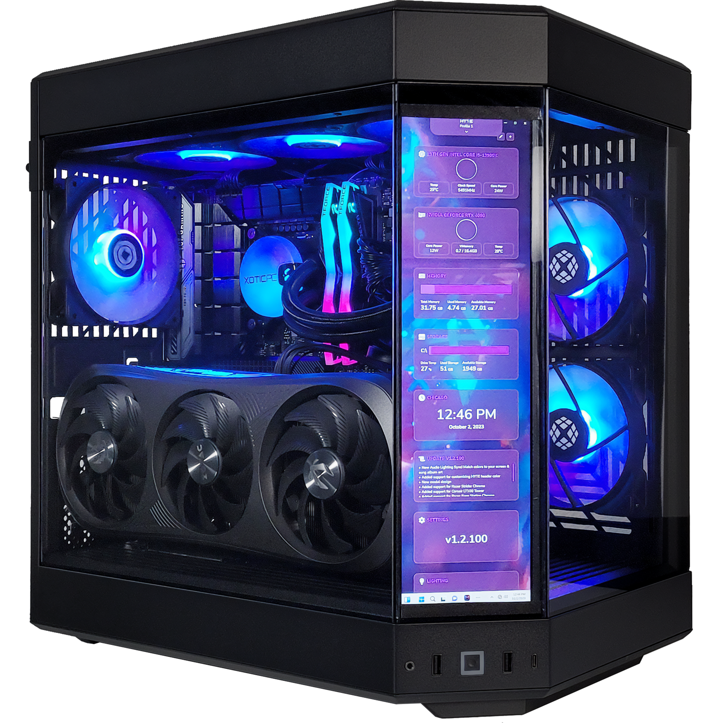 XOTIC PC Y60 Ultimate Ready to Ship Gaming Desktop PC
