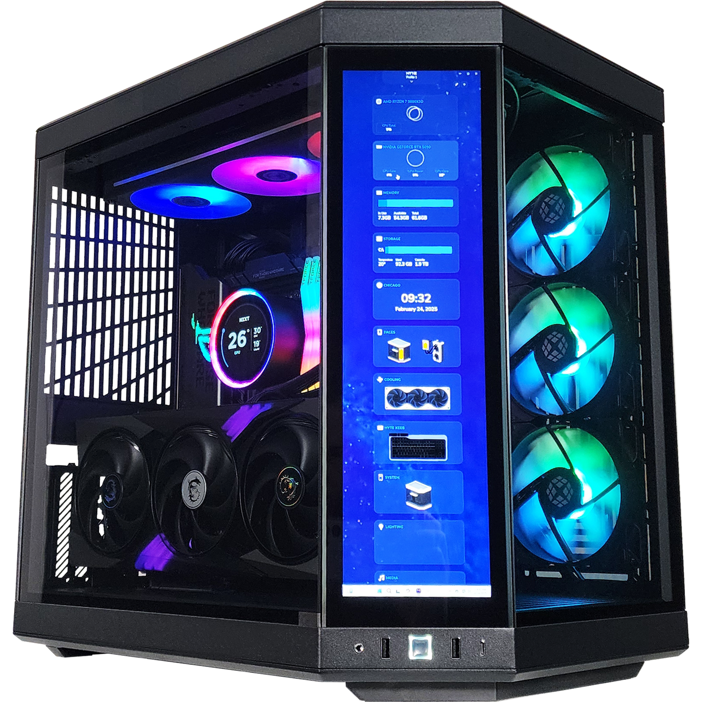 XOTIC PC GX13 HYTE Custom Built Gaming Desktop PC