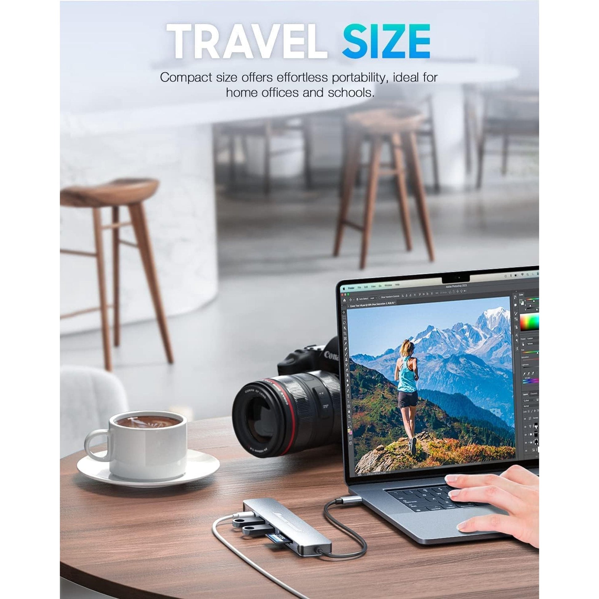 USB C Hub Multiport Adapter - 7 in 1 Dongle