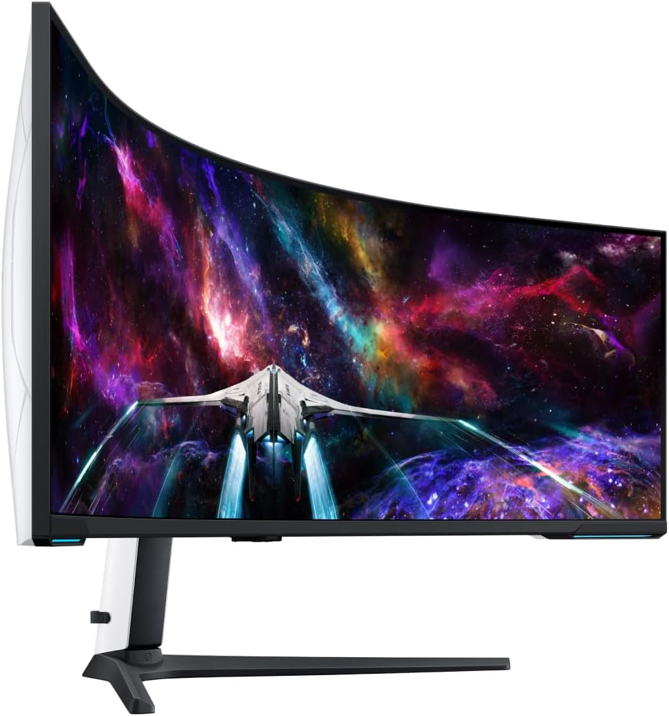 SAMSUNG Odyssey Neo G9 LS57CG952NNXZA - 57" Dual 4K UHD, Quantum Mini-LED, 7680 x 2160, 240Hz, Curved Gaming Monitor