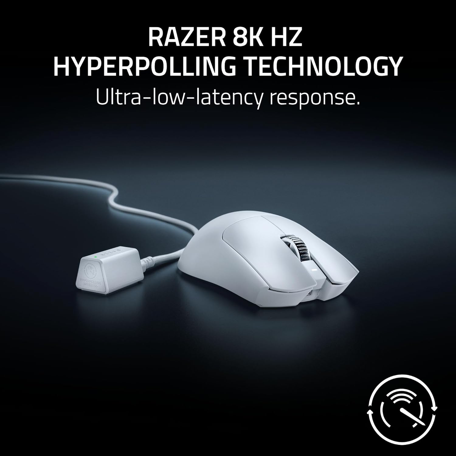 Razer Viper V3 Pro Gaming Mouse (White)