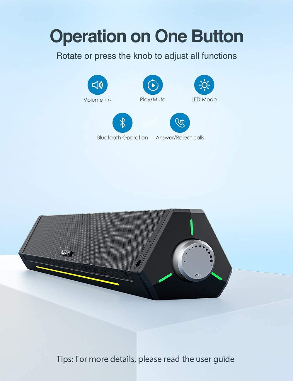 Wired Computer Sound Bar