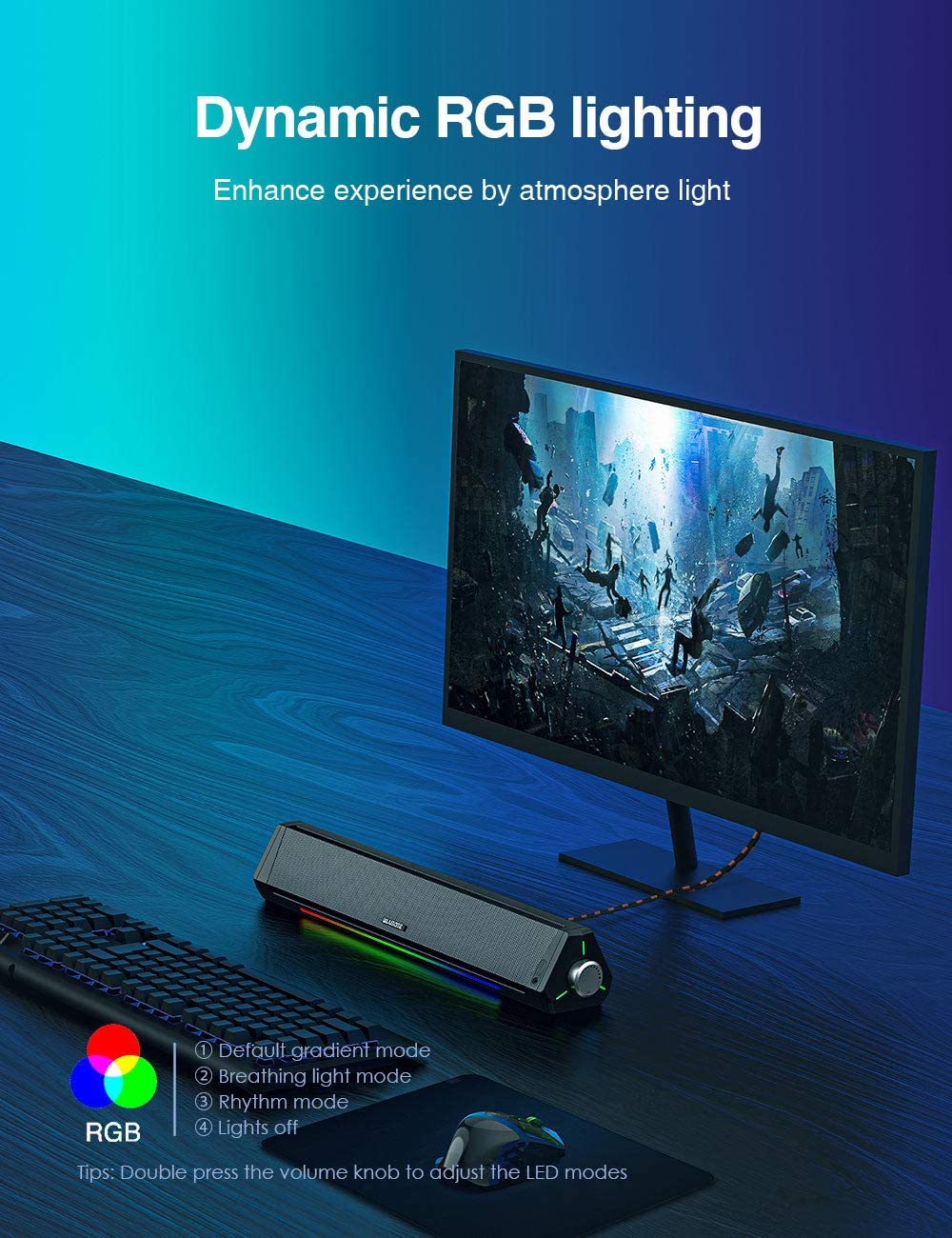 Wired Computer Sound Bar