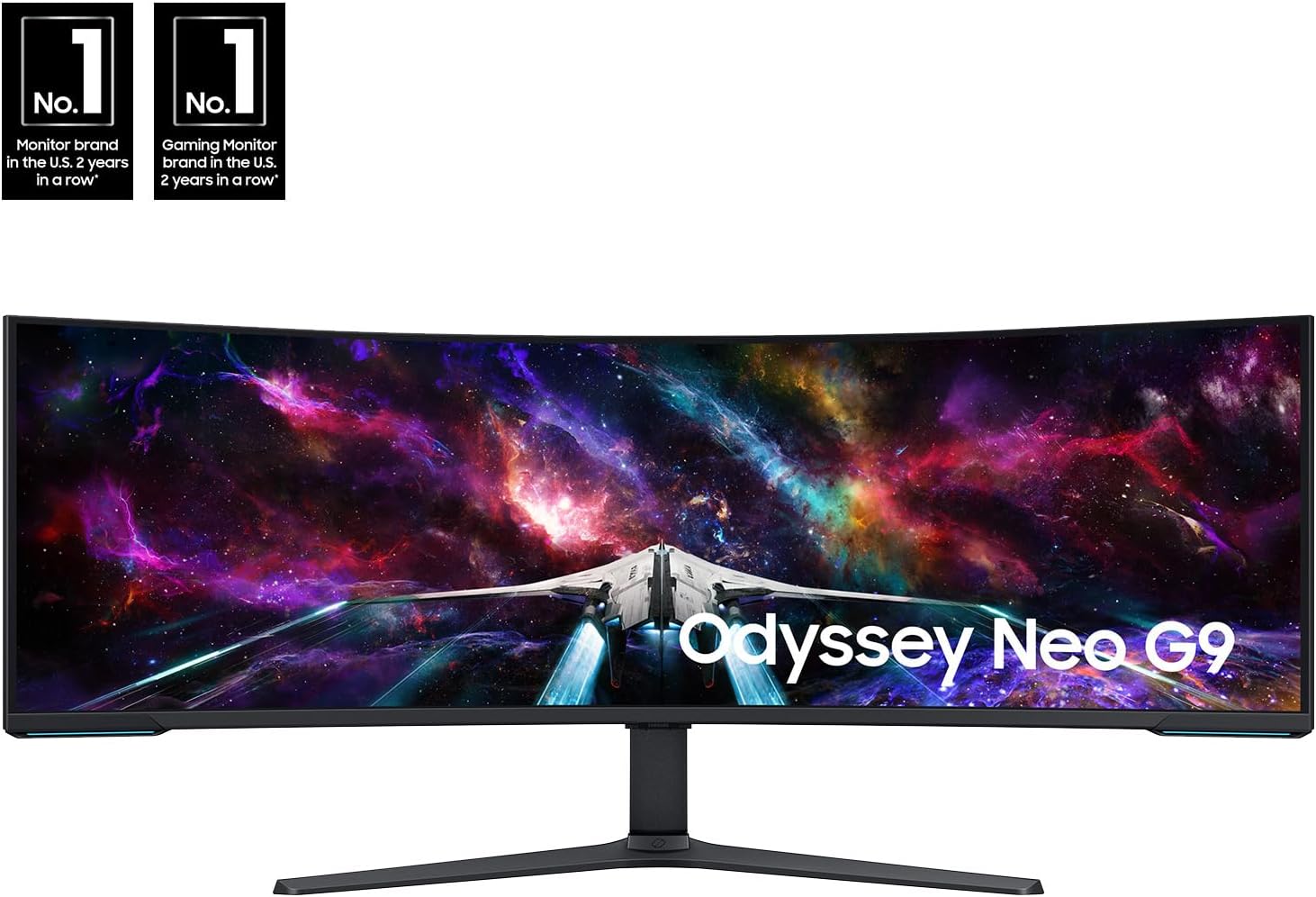 SAMSUNG Odyssey Neo G9 LS57CG952NNXZA - 57" Dual 4K UHD, Quantum Mini-LED, 7680 x 2160, 240Hz, Curved Gaming Monitor