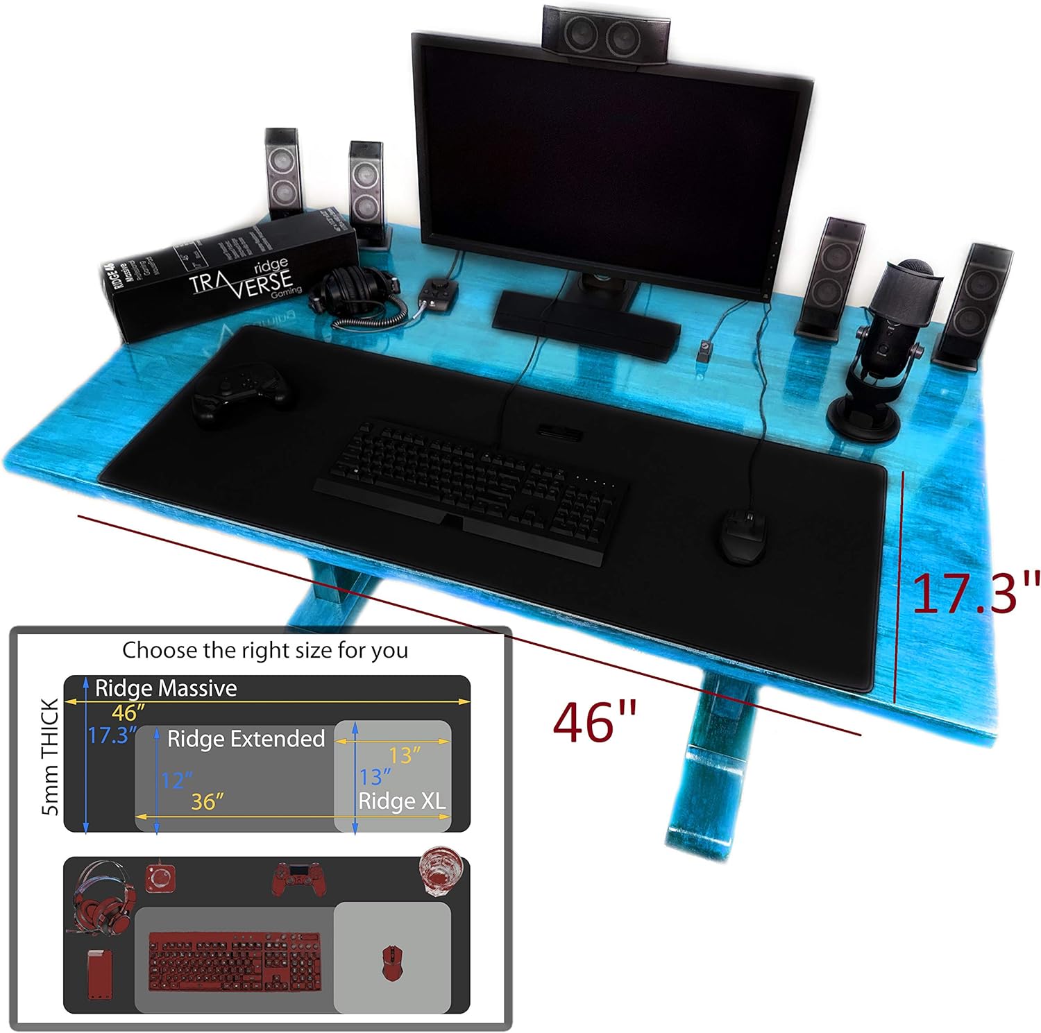 Pro Gaming Massive 46" Desk Mouse Pad