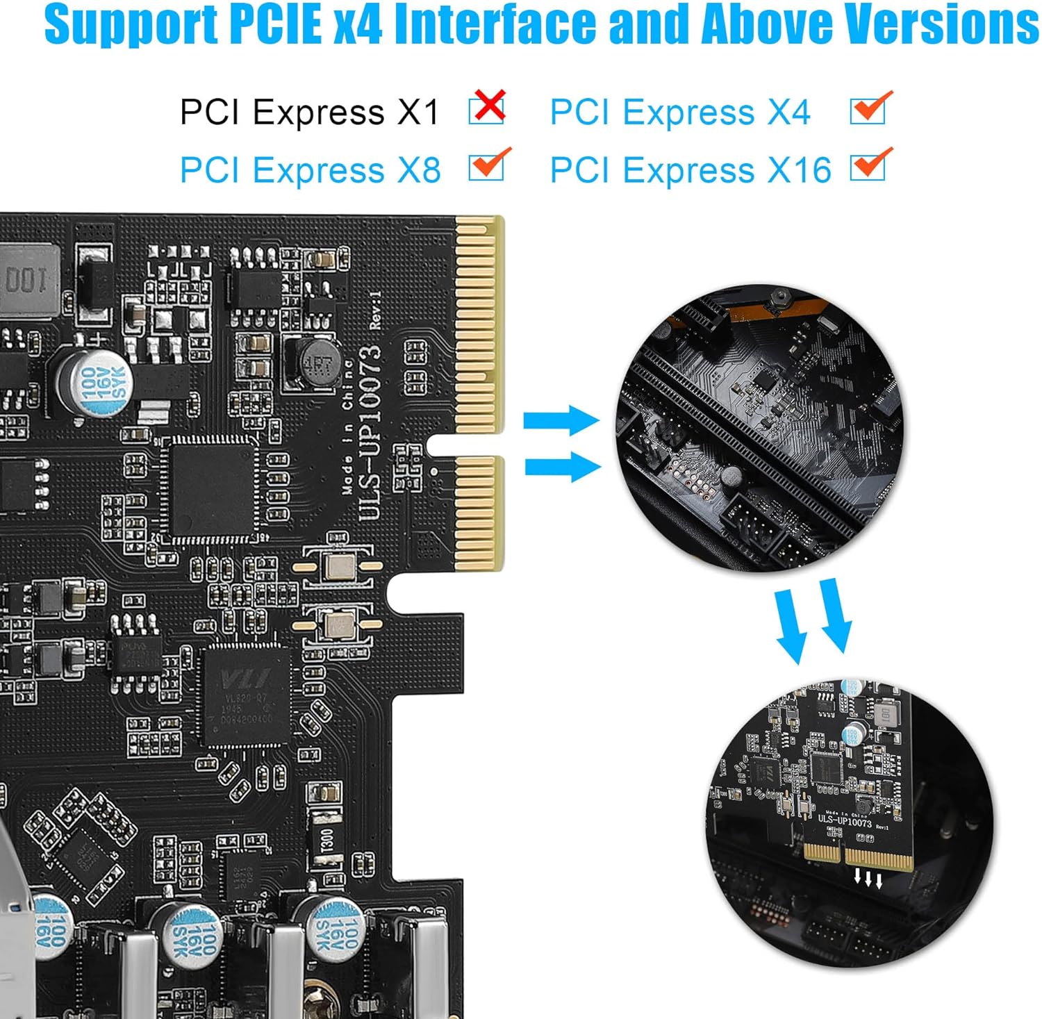 USB 3.0 7-Port Expansion Card