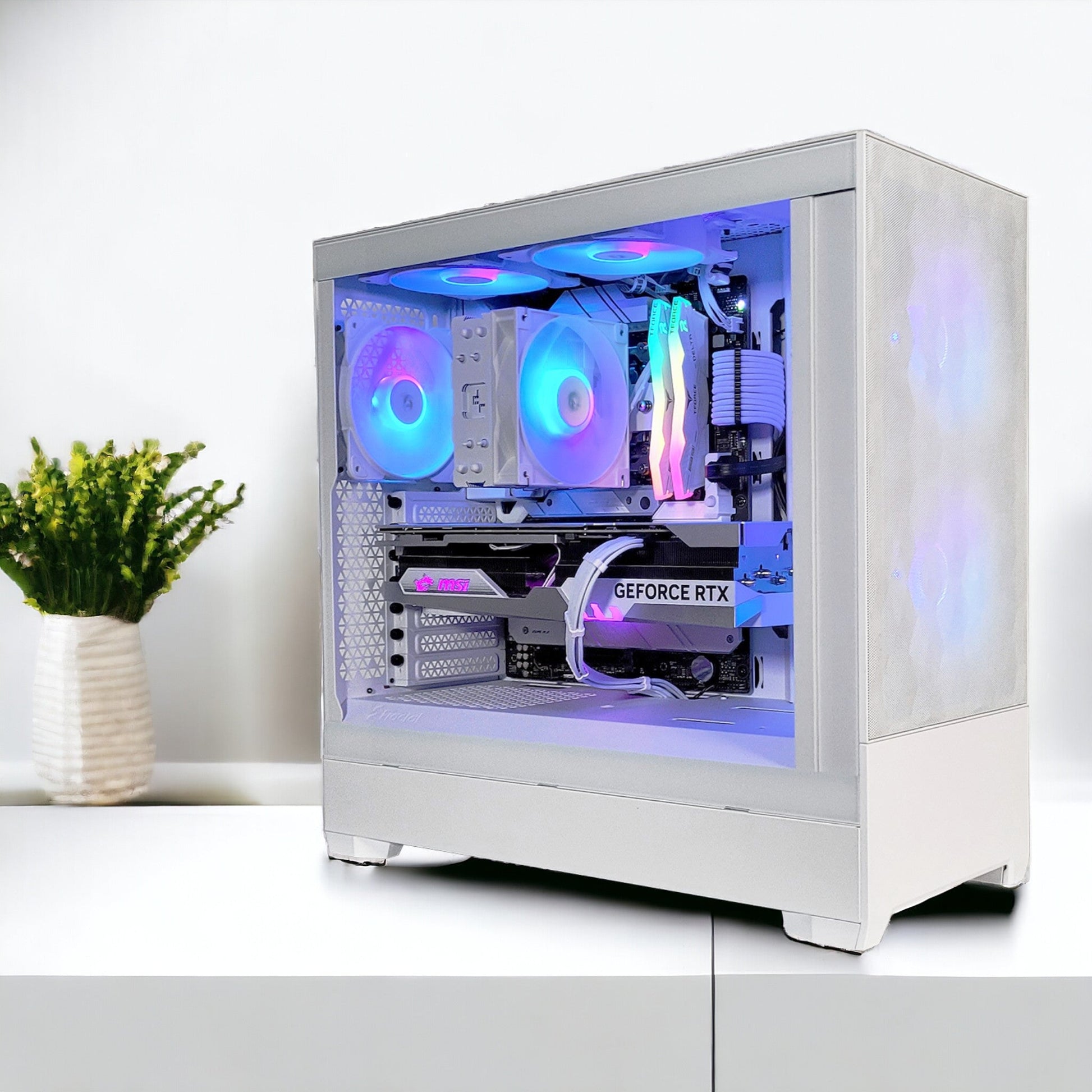 XOTIC PC G5 Pop Air GHOST Black Label Gaming Desktop w/ AMD X670 RYZEN & DDR5