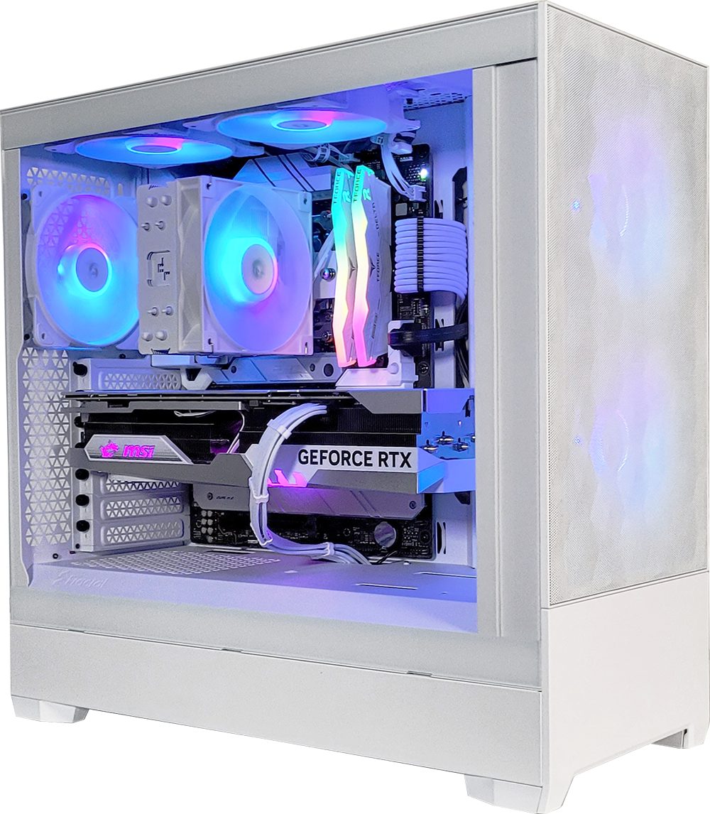 XOTIC PC G5 Pop Air GHOST Black Label Gaming Desktop w/ AMD X670 RYZEN & DDR5