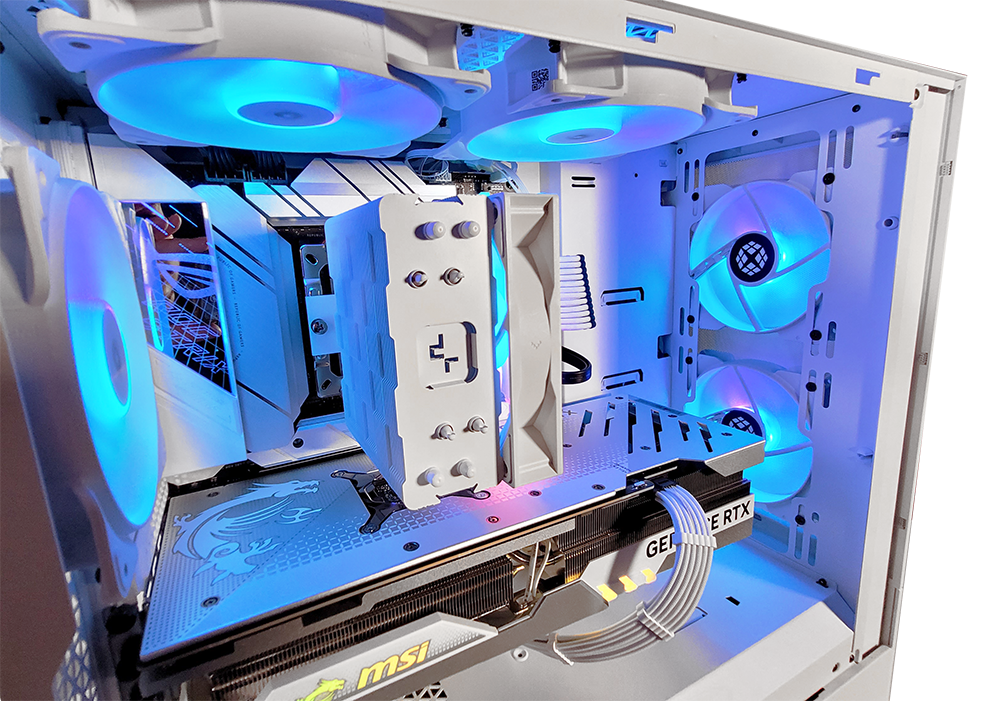XOTIC PC G5 Pop Air GHOST Black Label Gaming Desktop w/ AMD X670 RYZEN & DDR5
