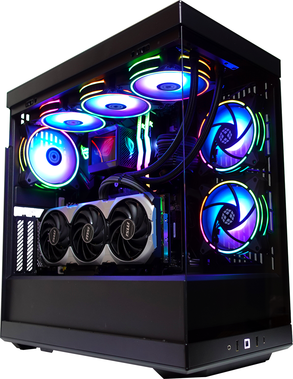 XOTIC PC G6 HYTE Y40 Essential Gaming Desktop w/ INTEL B860 & DDR5