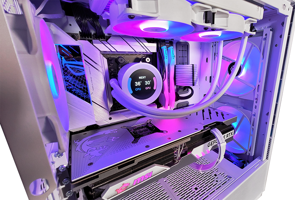 XOTIC PC G7 LANCOOL GHOST Black Label Gaming Desktop w/ AMD X670 RYZEN & DDR5