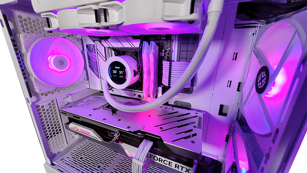 XOTIC PC G7 LANCOOL GHOST Black Label Gaming Desktop w/ AMD X670 RYZEN & DDR5