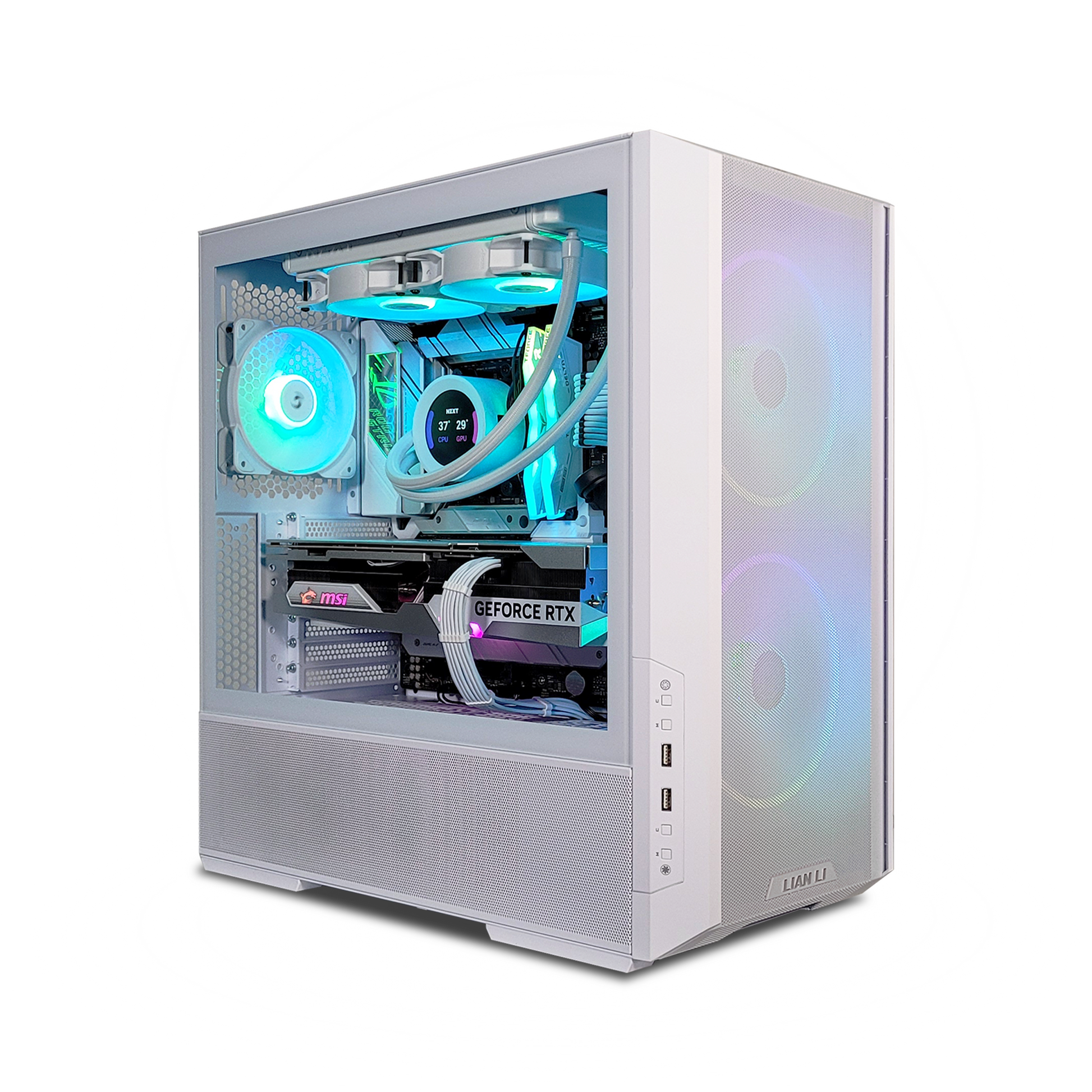 XOTIC PC G7 LANCOOL GHOST Black Label Gaming Desktop w/ AMD X670 RYZEN & DDR5