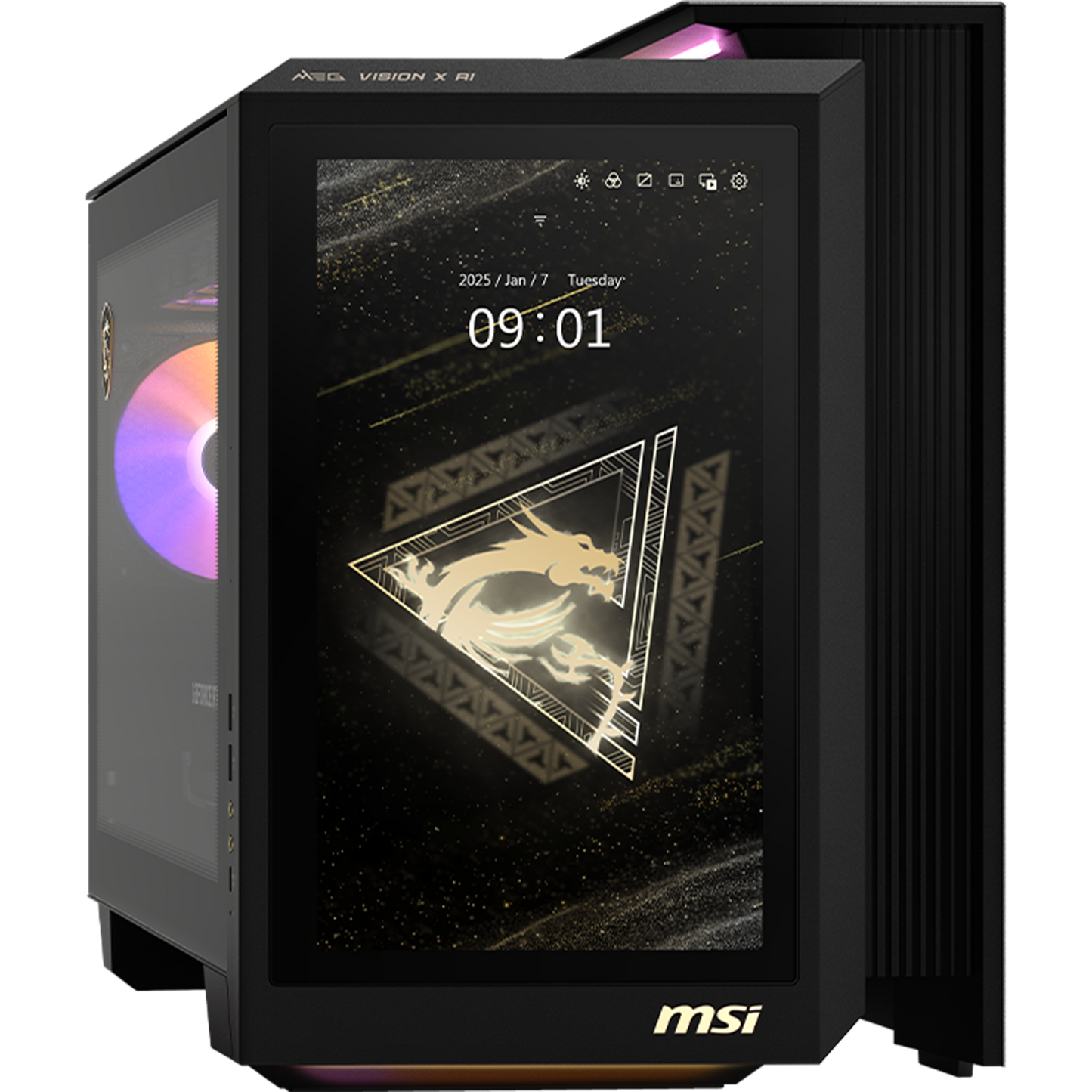 MSI MEG Vision X AI 2NVV9-043US Gaming Desktop