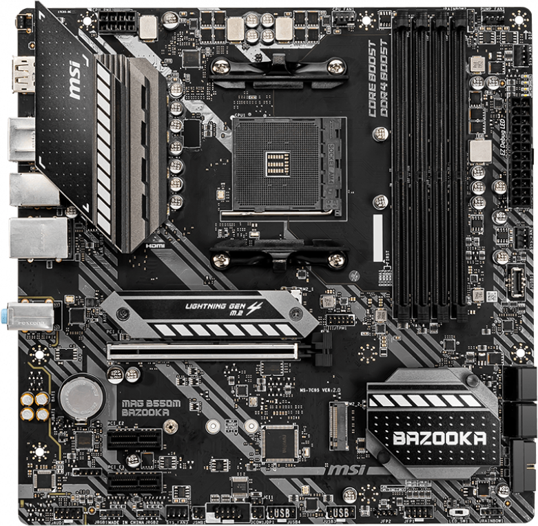 MSI MAG B550M BAZOOKA - MATX Upgrade