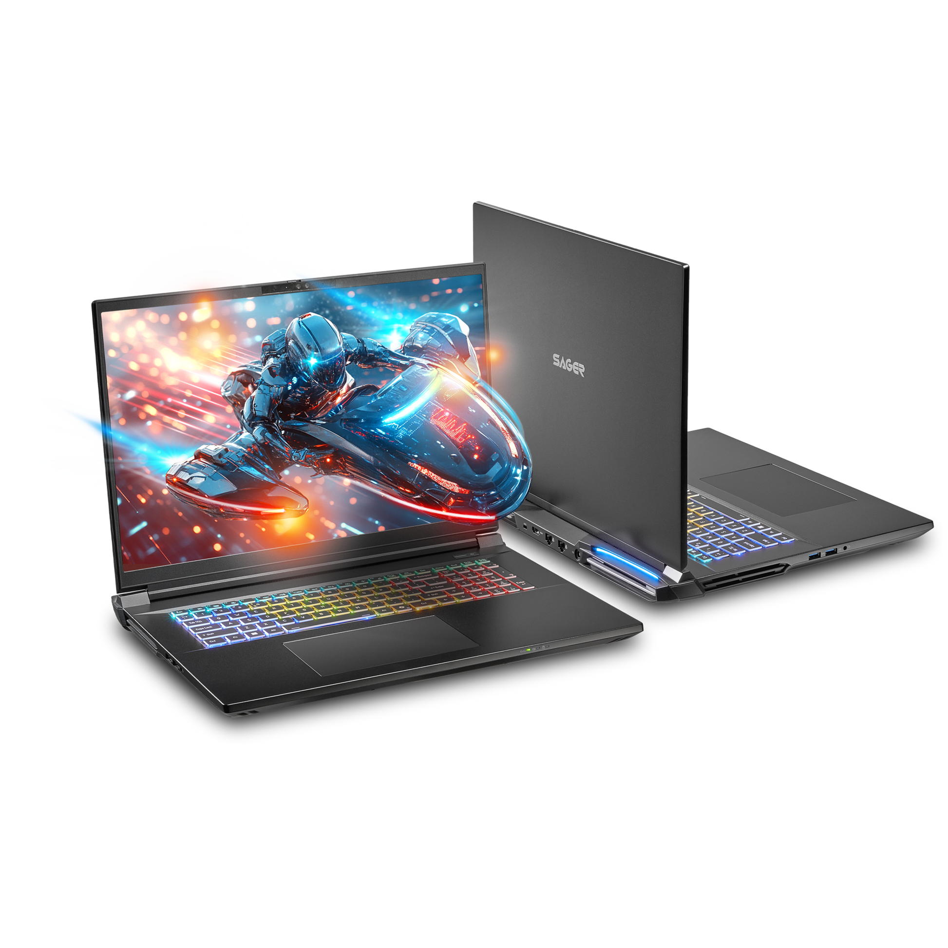 SAGER NP9580T (Clevo X580WNT-G) Gaming Laptop