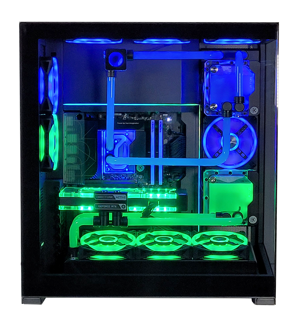 XOTIC PC NV7 Dual Loop Black Label Gaming Desktop w/ INTEL Z790 & DDR5
