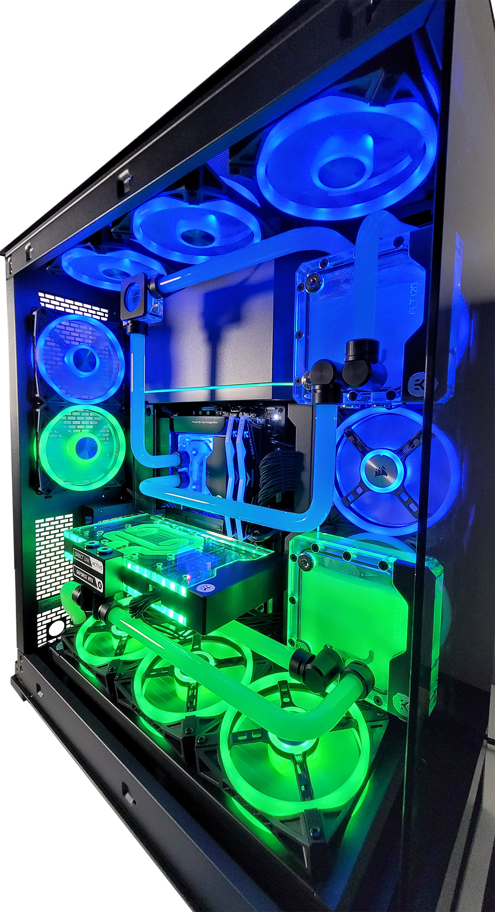 XOTIC PC NV7 Dual Loop Black Label Gaming Desktop w/ INTEL Z790 & DDR5