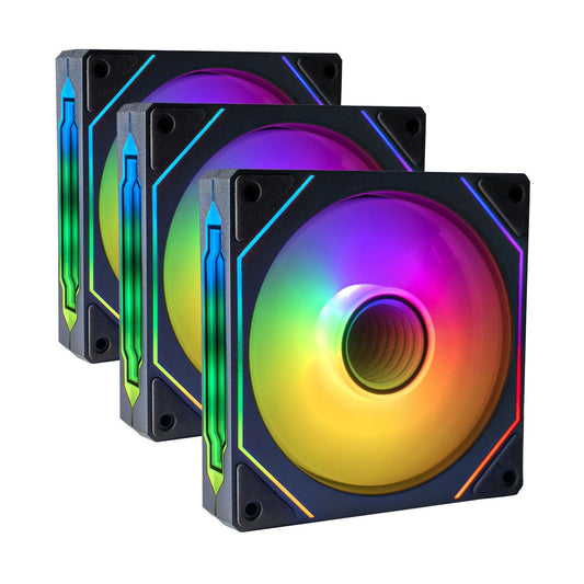 Prism Infinity Mirror ARGB Fans 120mm PWM 3-pack