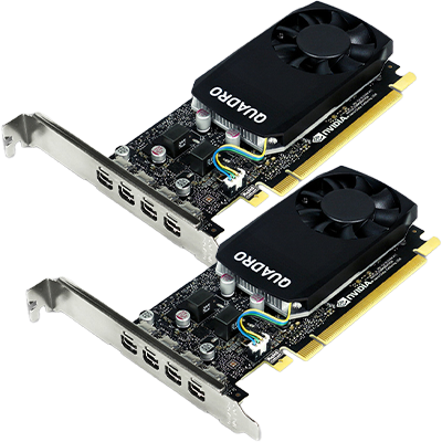 QUADRO P620 x2 (8 Monitor)