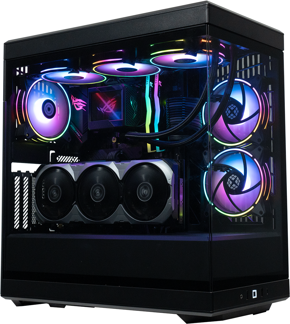 XOTIC PC G6 HYTE Y40 Premium Ready to Ship Gaming Desktop w/ AMD B550 & DDR4