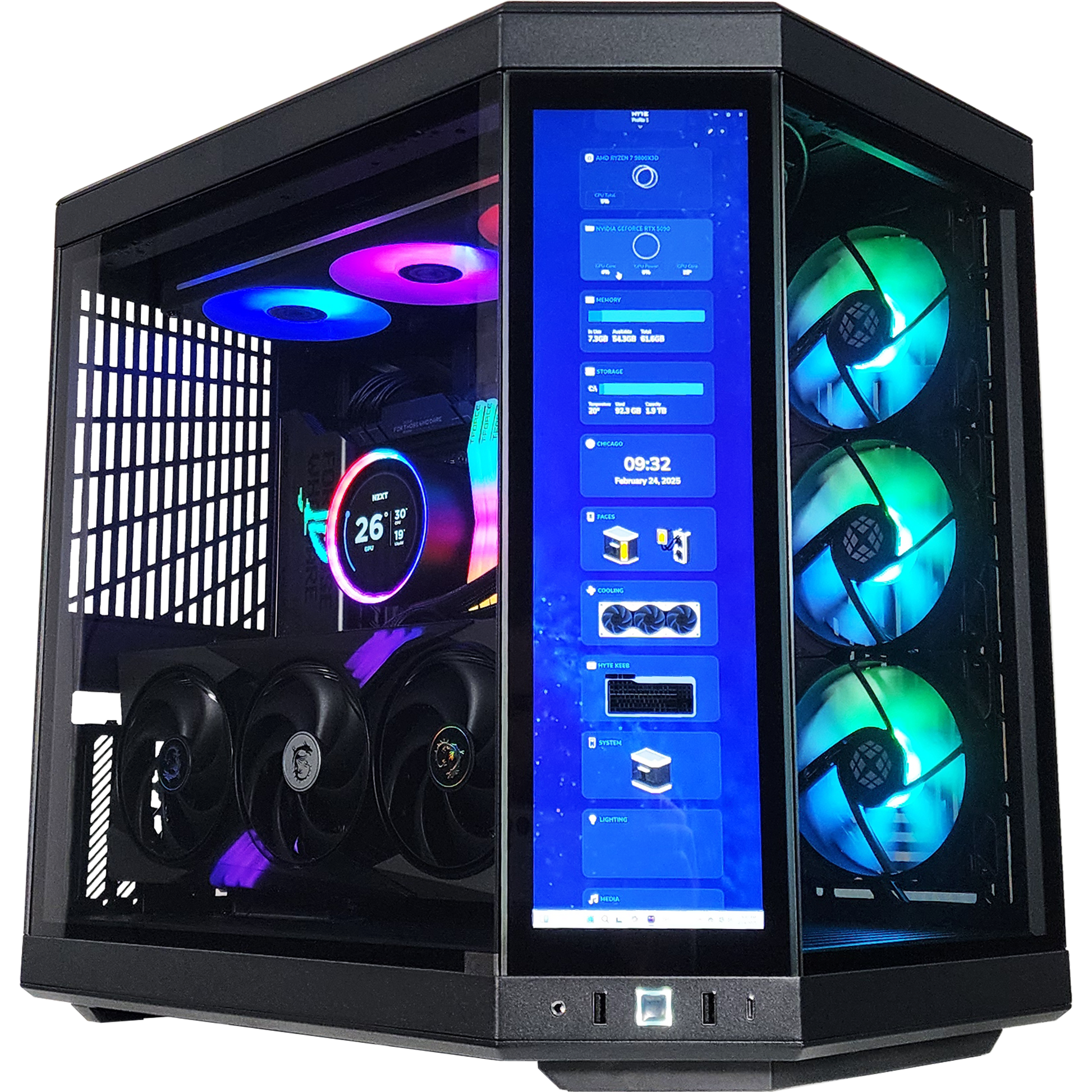 XOTIC PC GX13 HYTE Custom Built Gaming Desktop PC