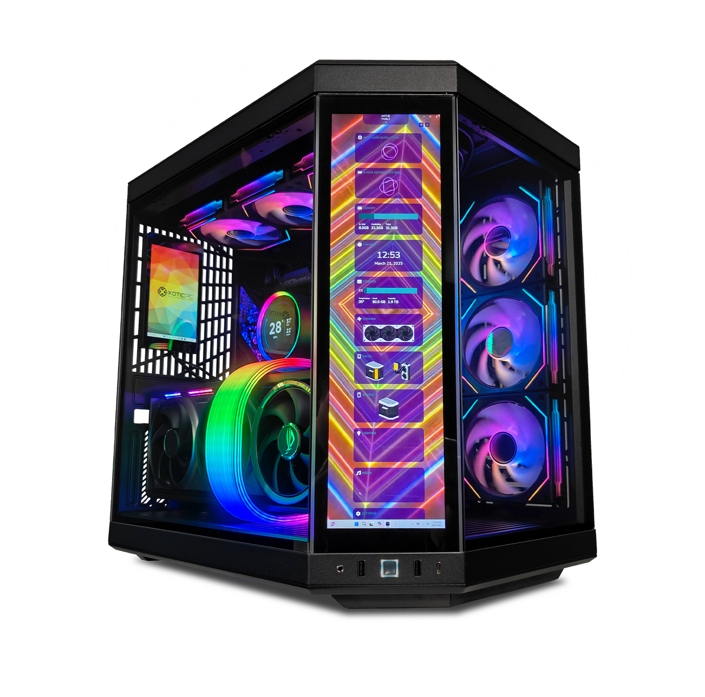 XOTIC PC GX13 HYTE Custom Built Gaming Desktop PC
