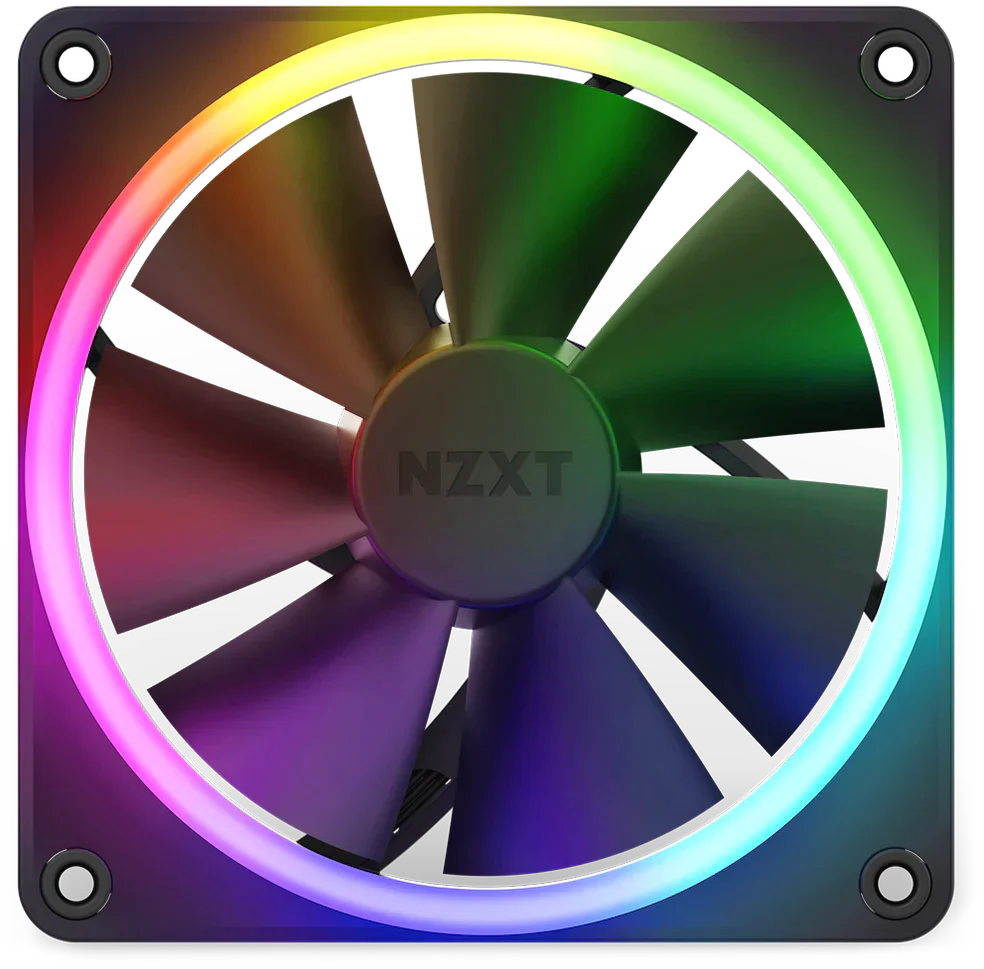 NZXT F120 RGB Matte Black X6