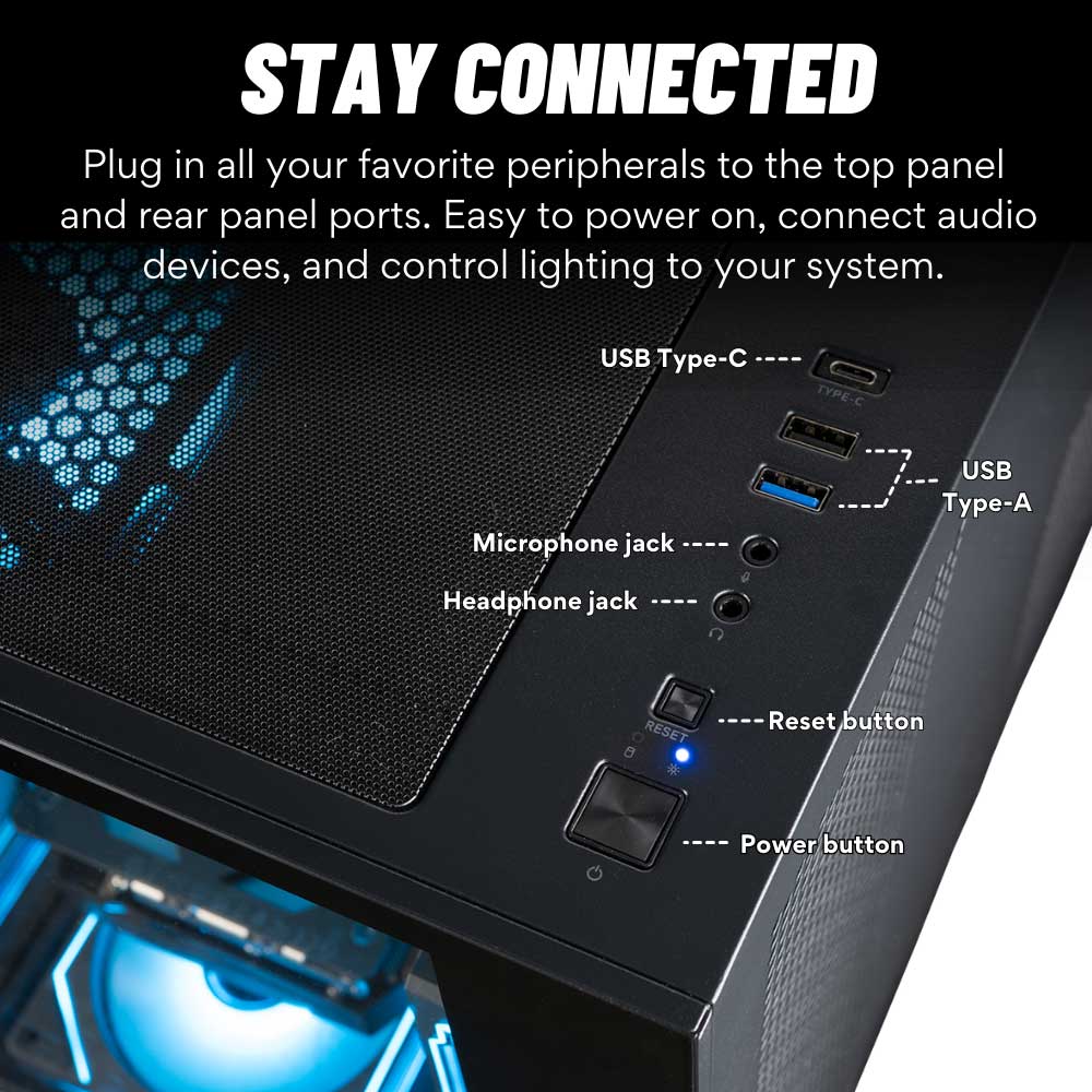 Panorama Prebuilt (i9-14900KF, 32GB DDR5, RTX 5070, 1TB SSD)