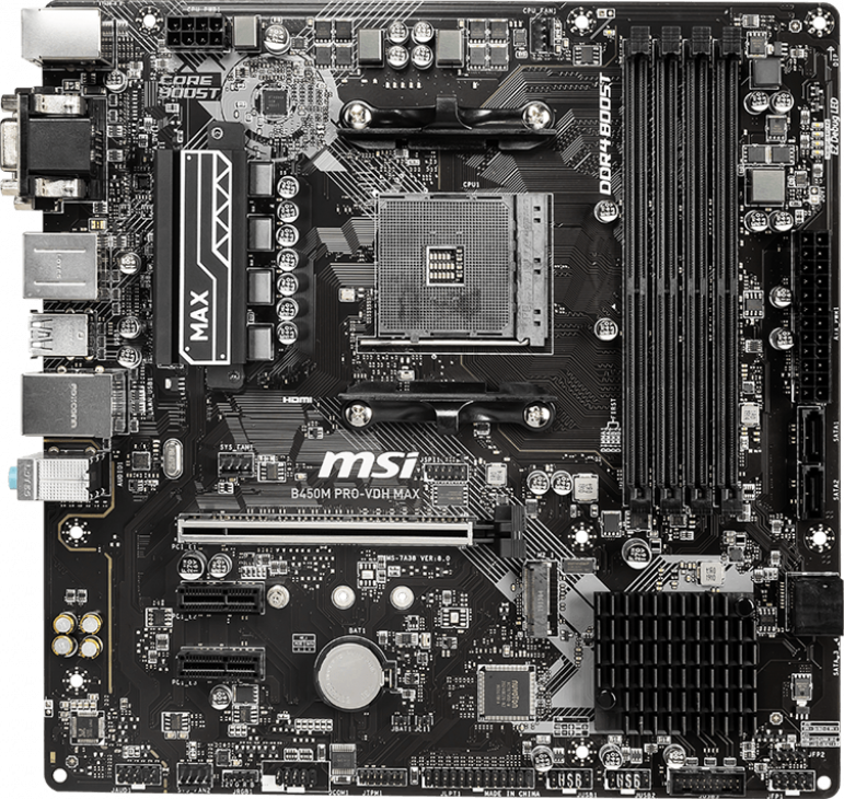 MSI B450M Pro-VDH MAX - Default